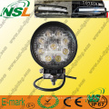 Lampe de travail à LED 27W, lampe à LED Epstar 9PCS * 3W, lampe de travail à LED 2295lm pour camions